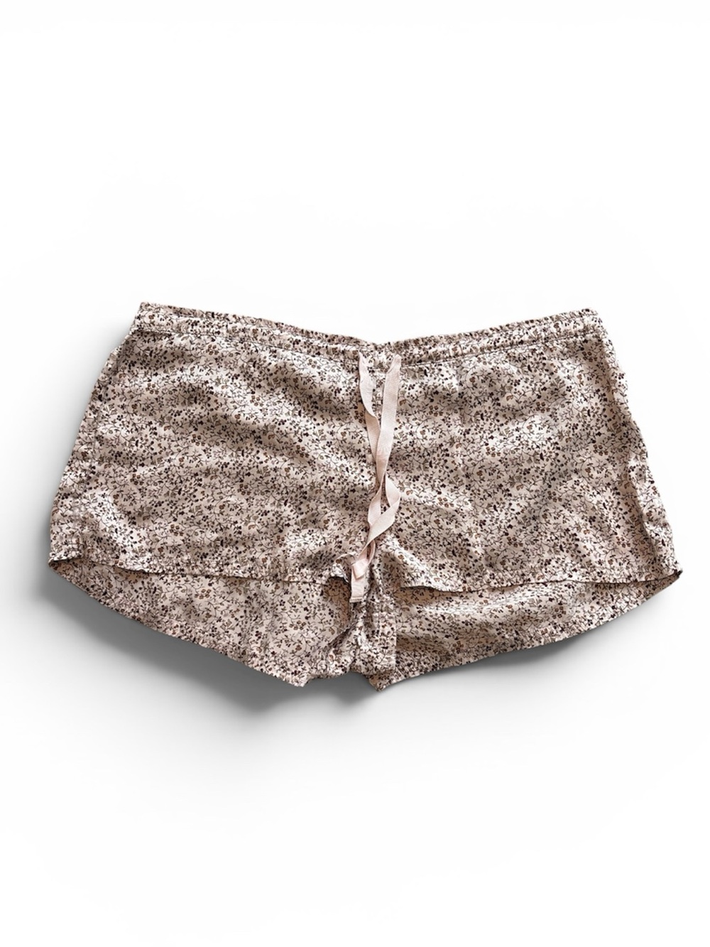 Victoria’s Secret 100% Silk Floral Lounge Shorts — Size Large